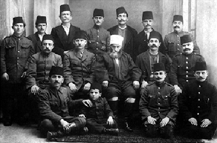 Dervish Iljazi me besimtarë bektashinjë shqiptarë, Selanik 1922
