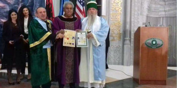 UN WORLD PEACE ACADEMY PRESENTS THE TITLE “DOCTOR HONORIS CAUSA”, TO HIS GRACE, HAJJI BABA EDMOND BRAHIMAJ