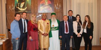 The Governor of the Diplomatic Mission of Peace and Prosperity and the President of the Universal World Peace Academy meet the Grandfather