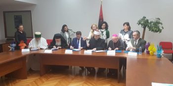 A memorandum of understanding is signed between the Interfaith Council and the CVE