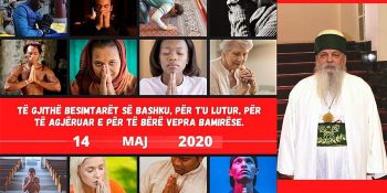 May 14, 2020 – World Day of Prayer, Fasting and Charity for the liberation of the globe from the coronavirus