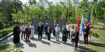 The World Leader participates in the inauguration of the first Holocaust memorial in Tirana
