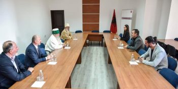The Parliamentary Group of Selfdecision! Movement of Rexhep Selimi, Deputy Fjolla Ujkani and Councilor Salih Hoxha received in a meeting the World Leader of the Bektashis, His Holiness, Haxhi Dede Edmond Brahimaj