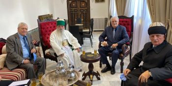 Successful meeting of the World Leader Bektashi with Chems-eddine HAFIZ, Rector of the Institute of the Grand Mosque of Paris