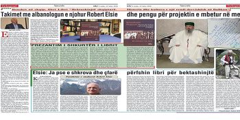The book: “Albanian Bektashis is published in Albanian. The history and culture of a dervish order in the Balkans “