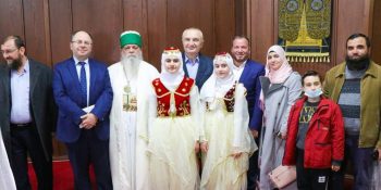 Dede Edmond Brahimaj participates in the promotion of the book “Homeland in the heart of Muslim clerics”, by the imam of the Golem mosque, Gëzim Abdishahi