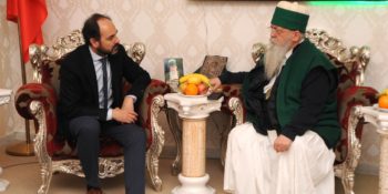 Bektashi World Leader, Haxhi Dede Edmond Brahimaj, receives Marcos Alonso, Ambassador of the Republic of Spain to Albania