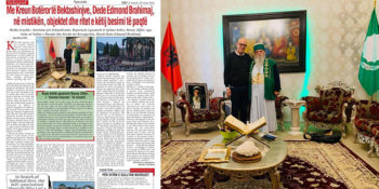 Israeli media, talks about Bektashism. Report by the well-known Jewish journalist, Benny Ziffer, from the visit to the Holy See and the conversation with the Grandfather, Haxhi Dede Edmond Brahimaj