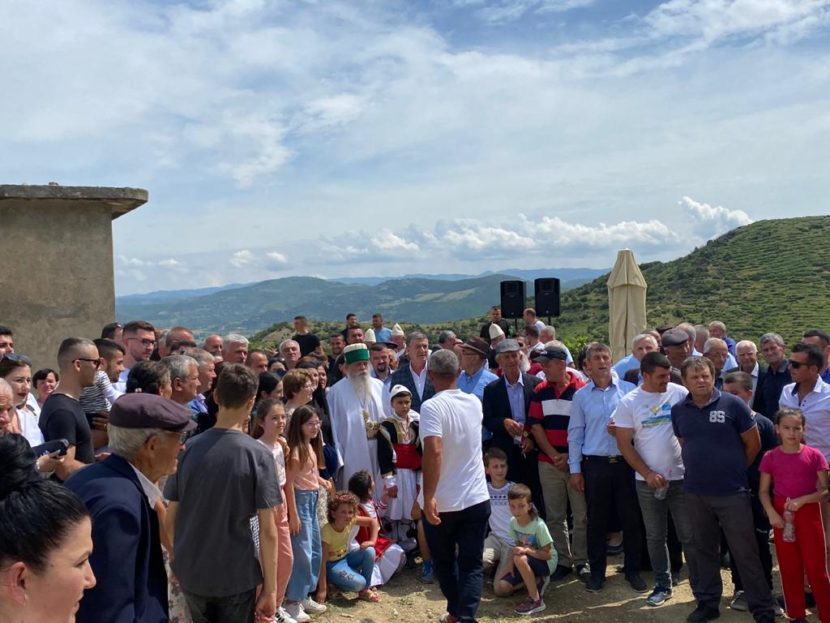 Today, the inauguration of the shrine in the blessed tekke of Golimbas ...