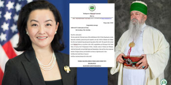 232nd anniversary of the establishment of the US State Department/ Congratulatory message of the WORLD GRANDFATHER OF BEKTASHI COMMUNITY HIS HOLINESS HAJJI DEDE EDMOND BRAHIMAJ
