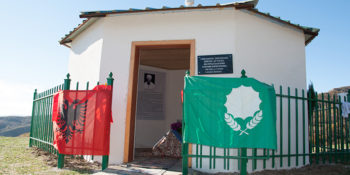 The dervish Tahir Gërxhani is commemorated, Gjergjovë-Skrapar