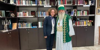 The Bektashi World Leader, His Holiness, Haxhi Dede Edmond Brahimaj, receives Monika Zuchniak-Pazdan, Ambassador of the Republic of Poland to the Republic of Albania
