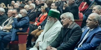 The World Grandfather, Dede Edmond Brahimaj, participates in the ceremony of the 30th anniversary of the Patriotic Cultural Association Laberia “Honor of the Nation”