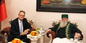 Bektashi World Leader, His Holiness, Haxhi Dede Edmond Brahimaj, receives Reinout Vos, Ambassador of the Netherlands to the Republic of Albania