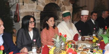 The Great Bektashian World Grandfather, Dede Edmond Brahimaj, serves iftar, for the Magnificent Month of Ramadan!