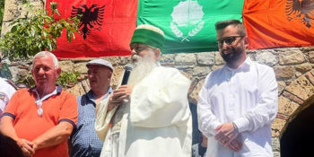 The traditional pilgrimage takes place in the tekke of Qesaraka- Kolonje