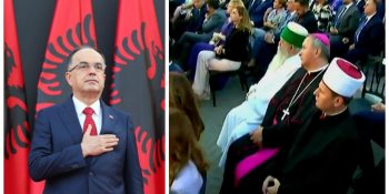 The World Bektashi Grandfather, Haxhi Dede Edmond Brahimaj, congratulates the newly elected President of the Republic, His Excellency, Bajram Begaj