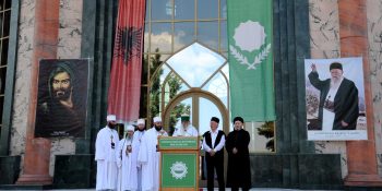 The Ashura ceremony takes place at the headquarters of the World Bektashi Headquarter