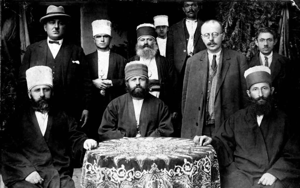 Baba Aliu në të djathtë i pari - Delegatë në Kongresin e 3-të Bektashian, viti 1929