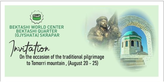 INVITATION. ON THE OCCASION OF THE TRADITIONAL PILGRIMAGE TO TOMORRI MOUNTAIN, (AUGUST 20 – 25)