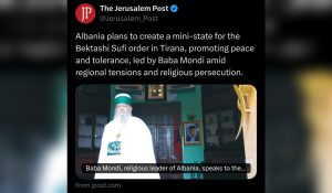 INTERVISTA E PLOTË E KRYEGJYSHIT BOTËROR BEKTASHIAN, SHENJTËRIA E TIJ, HAXHI DEDE BABA EDMOND BRAHIMAJ PËR ‘THE JERUSALEM POST’