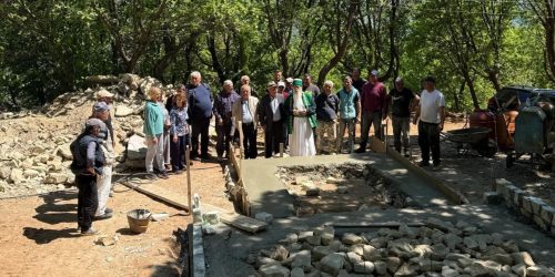 HEDHJA E THEMELEVE TË TYRBES SË DERVISH HAJDERIT NË XHAFAJ, TEPELENË